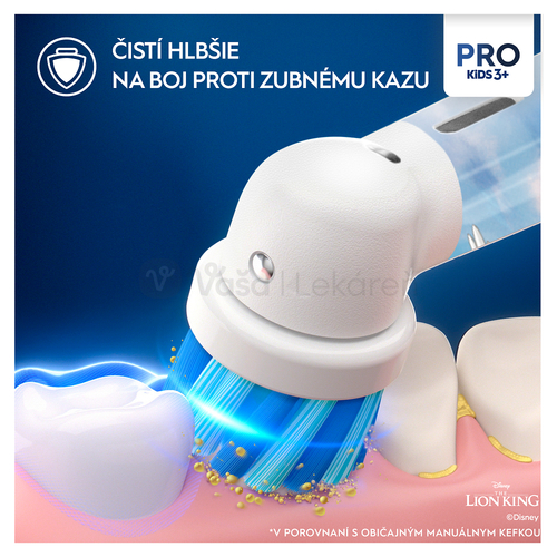Oral-B Pro Kids 3+ Leví Kráľ