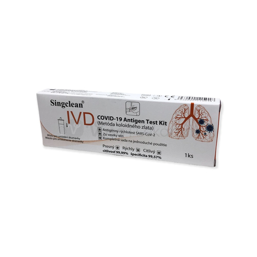 Singclean IVD Rýchly antigénový test COVID-19 zo slín