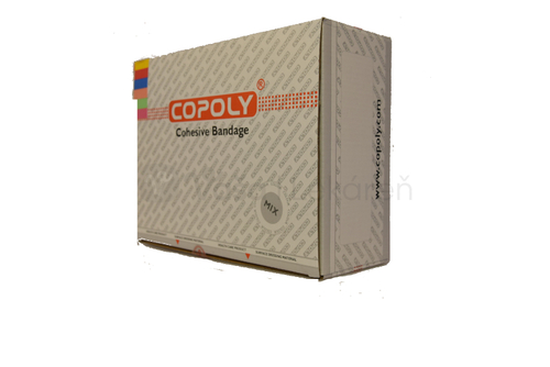Copoly Samolepiaca bandáž Mix farieb Bright (10 x 450 cm)