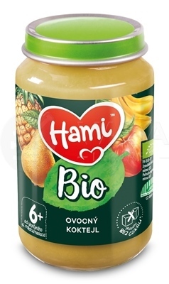 Hami Ovocný príkrm BIO Ovocný koktail (od ukončeného 6. mesiaca)