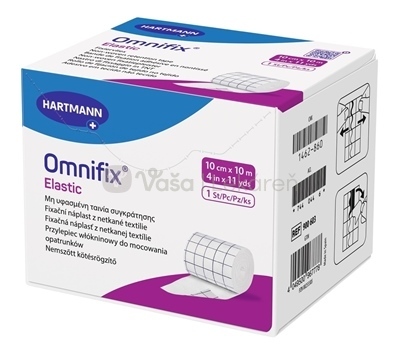 Omnifix Elastic Hypoalergénna fixačná náplasť z netkaného textilu (10 cm x 10 m)