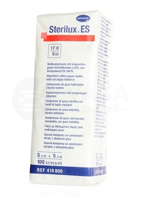 Sterilux ES Kompres nesterilný (5 x 5 cm)