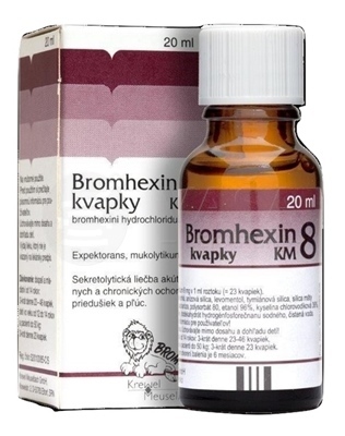 Bromhexin 8 KM Kvapky