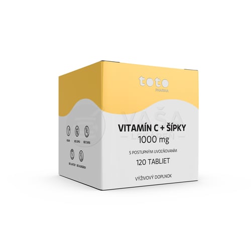 TOTO Vitamín C 1000 mg + šípky