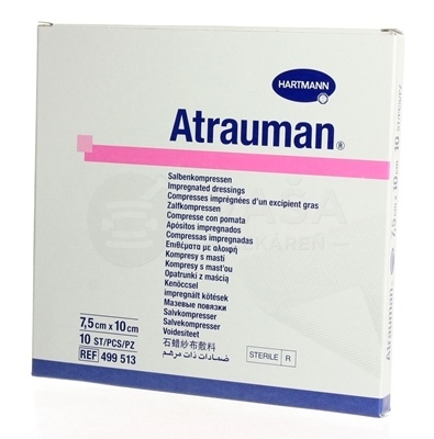 Atrauman Kompres s masťou (7,5 x 10 cm)