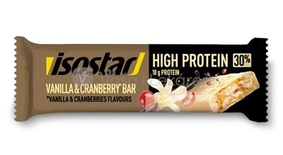 Isostar High Protein 30% Vanilla &amp; Cranberry Bar