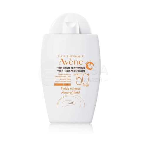 Avene Minerálny fluid na opaľovanie na citlivú pleť SPF50+