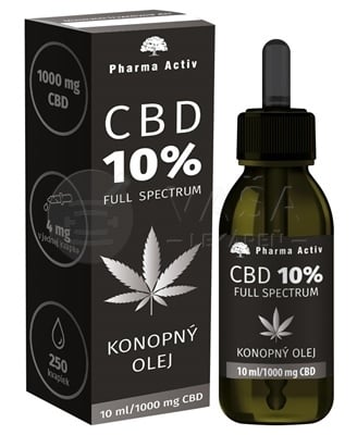 Pharma Activ CBD 10% Full Spectrum Konopný olej