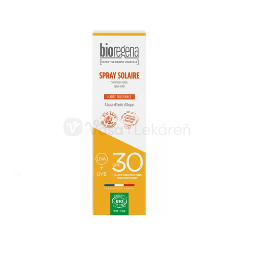 Bioregena Organický sprej na opaľovanie SPF30