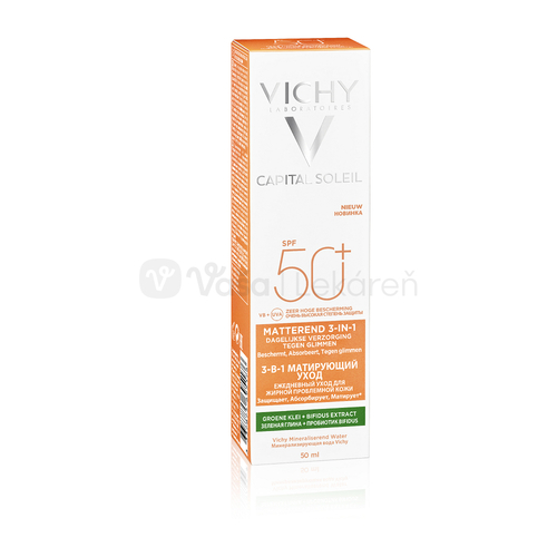Vichy Capital Soleil Zmatňujúci krém 3v1 SPF50+