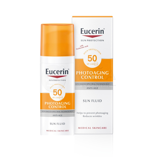 Eucerin Sun Photoaging Control Fluid na opaľovanie proti vráskam SPF50+