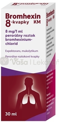Bromhexin 8 KM Kvapky
