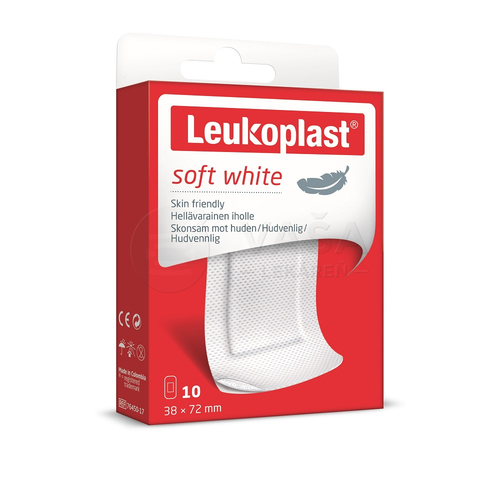 Leukoplast Soft White Náplasť na rany (38 x 72 mm)