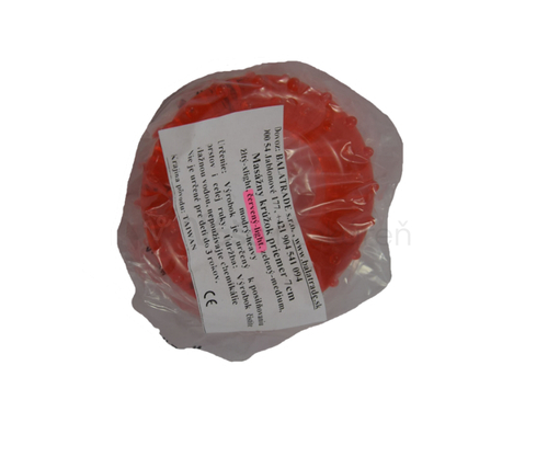 Masážny krúžok stredný, 7 cm (červený)