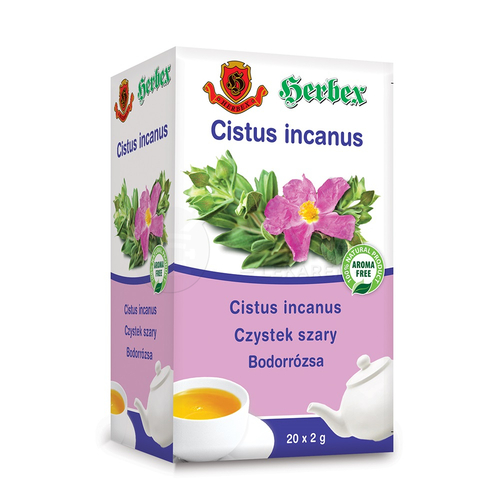 Herbex Cistus incanus Čaj zo stredomorskej Skalnej ruže
