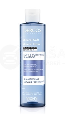 Vichy Dercos Mineral Soft Jemný posilňujúci šampón pre všetky typy vlasov
