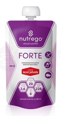 Nutrego Forte Príchuť lesná jahoda