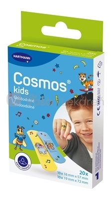 Cosmos Kids Vodeodolná detská náplasť na rany (2 veľkosti)