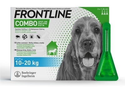 FRONTLINE Combo Spot-On pre psy M (10-20 kg)