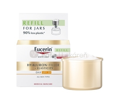 Eucerin Hyaluron-Filler + Elasticity Denný anti-age krém SPF30 (Náhradná náplň)