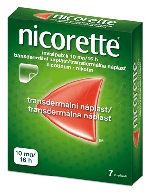 Nicorette Invisi Patch set 7x10mg emp tdm 59828xxx