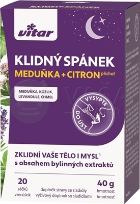 Vitar Klidný spánek Medovka + Citrón