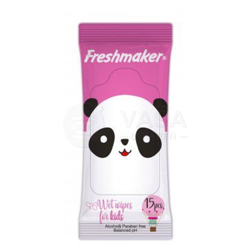 Freshmaker Detské vlhčené obrúsky Panda