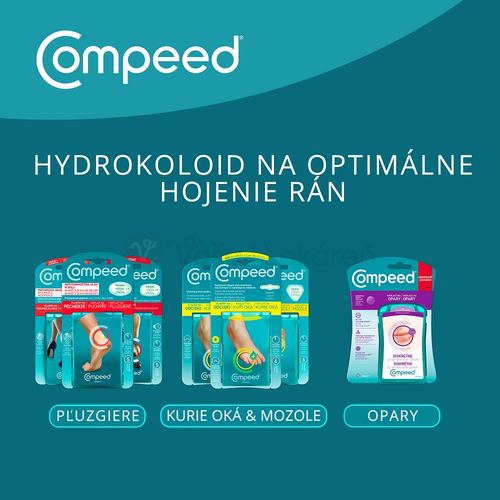 Compeed Hydrokoloidná zvlhčujúca náplasť na kurie oká (stredná)