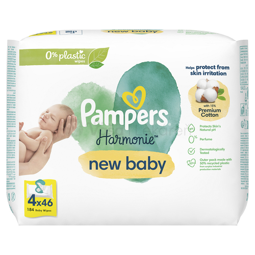 Pampers Harmonie New Baby Vlhčené obrúsky