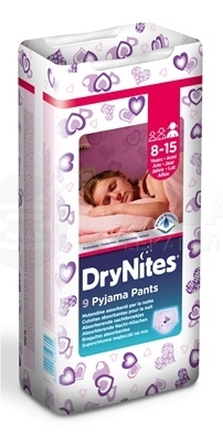Huggies Dry Nites Plienkové nohavičky pre dievčatá Large (27-57 kg)
