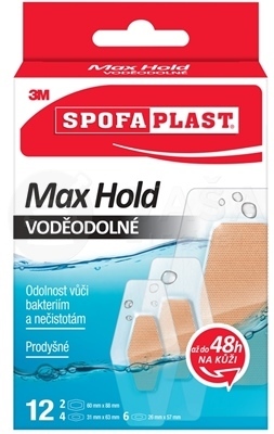 3M SpofaPlast č. 191N Max Hold Vodeodolné náplasti (3 veľkosti)