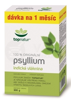 Topnatur Psyllium Vláknina (mesačná dávka)