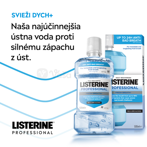 Listerine Professional Fresh Breath +