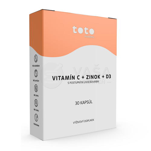 TOTO Vitamín C + Zinok + D3