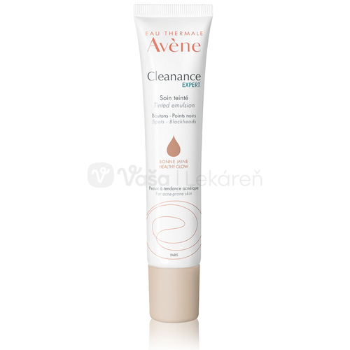 Avene Cleanance Expert Tónovaná starostlivosť pre citlivú pleť so sklonom k akné