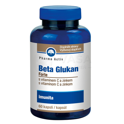 Pharma Activ Beta Glukán Forte s vitamínom C a Zinkom