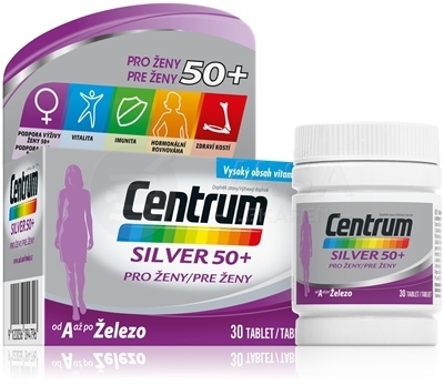 Centrum Silver 50+ Pre ženy Multivitamín