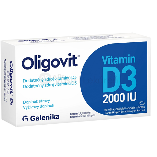 Galenika Oligovit Vitamín D3 2000 IU