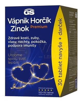 GS Vápnik, Horčík, Zinok Premium + darček