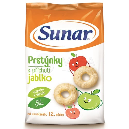 Sunar Detské chrumky Jablčné prstienky (od ukončeného 12. mesiaca)