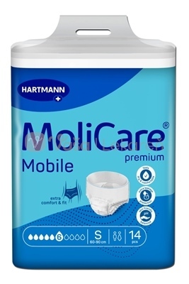 MoliCare Premium Mobile 6 kvapiek S Naťahovacie plienkové nohavičky