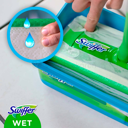Swiffer Wet Náhradné vlhčené utierky na mop Citrus Fresh