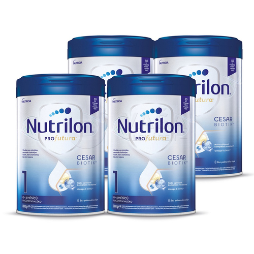 Nutrilon 1 Profutura Cesarbiotik Počiatočná mliečna dojčenská výživa (od narodenia) MULTIPACK