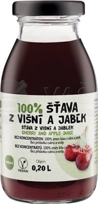 Zdravo 100% Šťava z višní a jabĺk