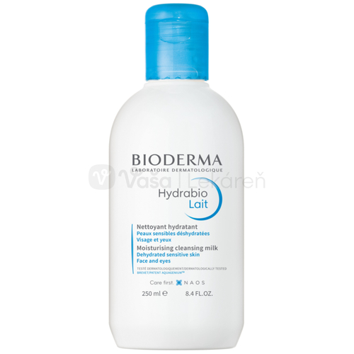 Bioderma Hydrabio Čistiace mlieko na tvár a oči na dehydratovanú pleť