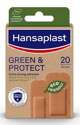 Hansaplast Green &amp; Protect Udržateľná náplasť (2 veľkosti)