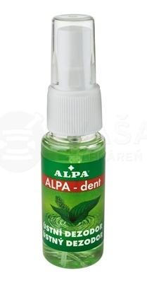 Alpa-dent Ústny deodorant s mätou a eukalyptom (Zelený)