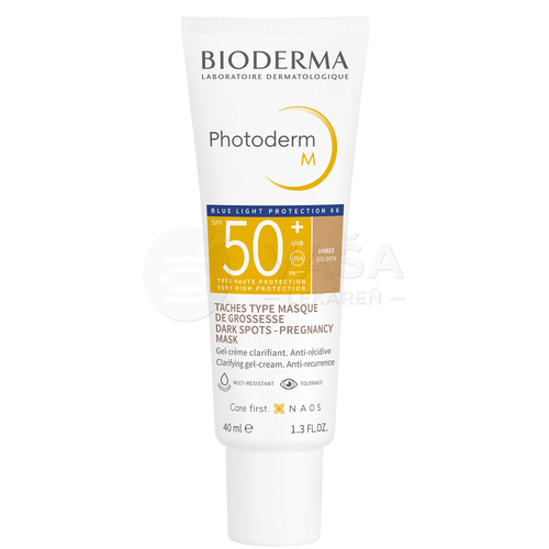 Bioderma Photoderm M tmavý zmatňujúci gél-krém proti pigmentovým škvrnám SPF50+