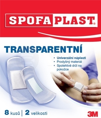 3M SpofaPlast č. 177 Transparentná náplasť (2 veľkosti)