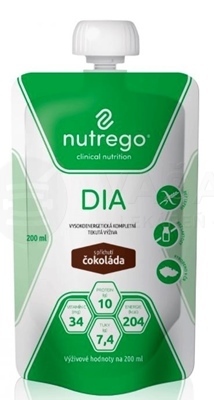Nutrego DIA Čokoládová príchuť